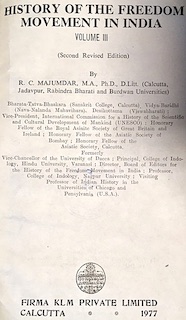 History of the freedom movement in India.