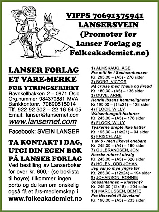 Lanser annonse Pensjonisten 1-2020.